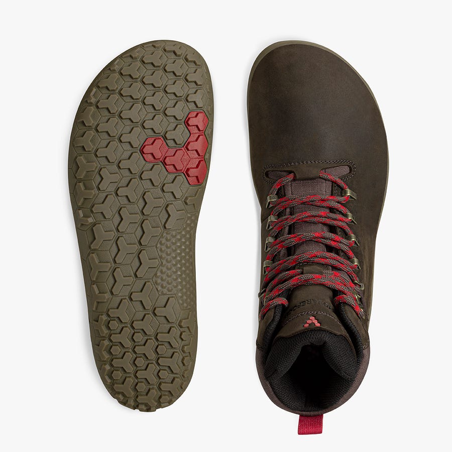 Brown Men's Vivobarefoot Tracker II Fg Hiking Shoes | Philippines 0068HAPK